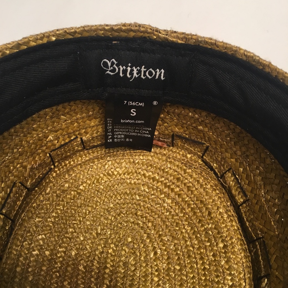 Brixton Colvin Straw Hat URBAN OUTFITTERS - Picture 6 of 8